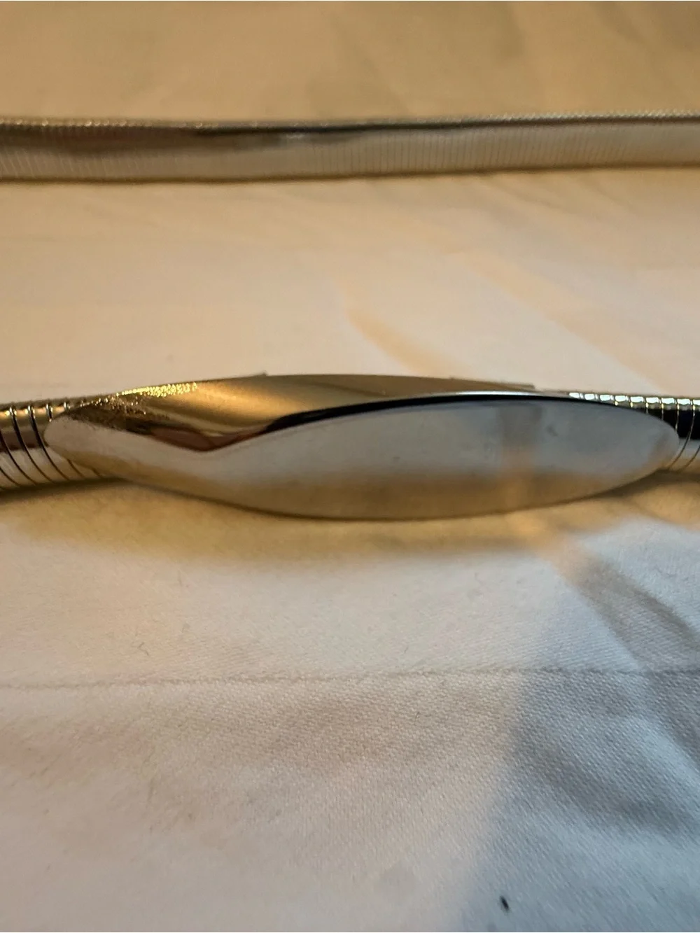 Sterling Silver Omega Snake Chain Belt